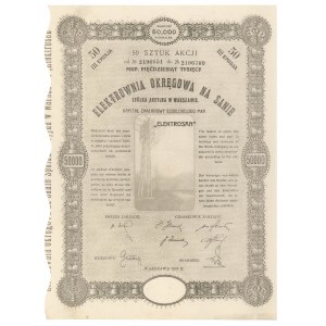 Bezirkskraftwerk am Fluss San, Em.3, 50x 1.000 mkp 1923