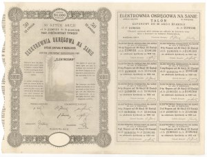 Bezirkskraftwerk am Fluss San, Em.3, 50x 1.000 mkp 1923