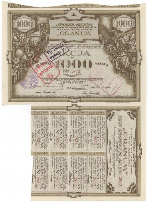 Company Akc. of Merged National...GRANUM, Em.4, 1,000 mkp