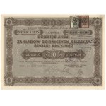 SILESIA Mining Plants, Em.2, 10x 10 zloty 1928