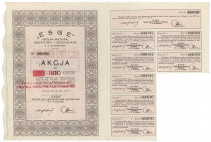 Grundstücks- und Baugesellschaft ESGE, 100 zl 1927