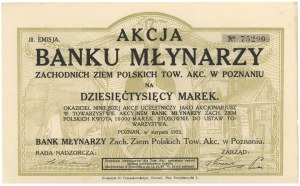 Banque des meuniers des terres de l'Ouest, Em.3, 10.000 mkp 1923