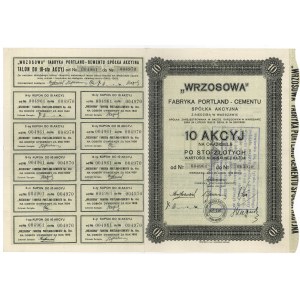 Cimenterie de Portland, 10x 100 zl 1932