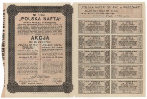 POLSKA NAFTA Sp. Akc. 25 PLN - enregistré