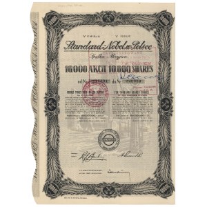 STANDARD NOBEL in Polen, Em.5, 10.000x 100 PLN 1936 - für MILLION PLN