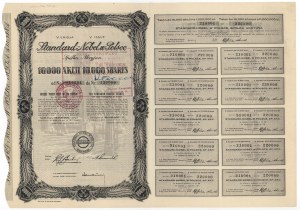 STANDARD NOBEL in Poland, Em.5, 10,000x 100 zlotys 1936 - for a MILLION zlotys