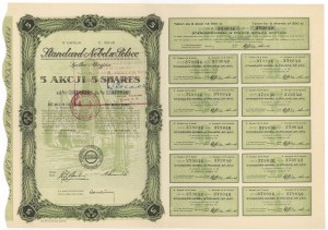 STANDARD NOBEL en Pologne, Em.5, 5x 100 zloty 1936
