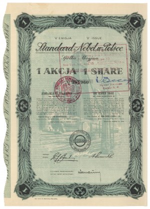 STANDARD NOBEL in Poland, Em.5, 100 zloty 1936