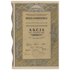 BRACIA OGÓRKIEWICZ Fabrik für Baubeschläge und Metallprodukte, 50.000 mkp
