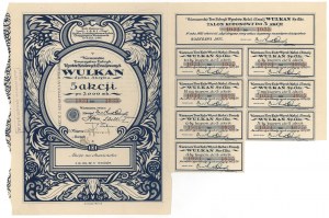 Warszawskie Tow. Fabryk Wyrobów Metalowych i Enaljowanych WULKAN, Em.1-5, 5x 3,000 mkp 1923