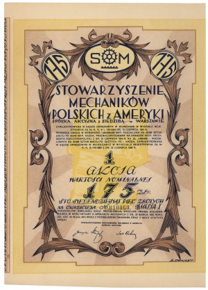 Polnische Mechanikervereinigung von Amerika, PLN 175