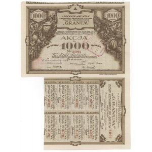 Company Akc. of Merged National...GRANUM, Em.5, 1.000 mkp - registriert