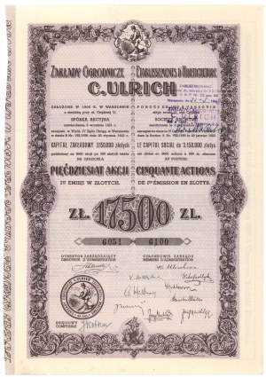 Travaux horticoles C. URLICH, Em.1, 50x 350 zł