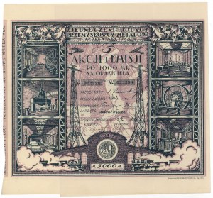 Vereinigte Polnische Metallindustrielle, Em.1, 5x 1.000 mkp 1923