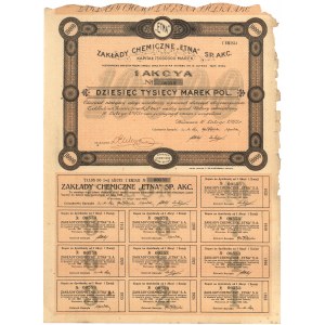 Zakłady Chemiczne ETNA, Em.1, 10.000 1923