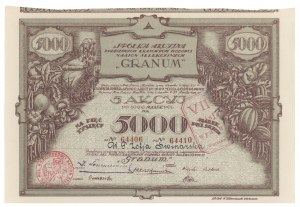 Company Akc. of Merged Domestic...GRANUM, Em.6, 5x 1,000 mkp