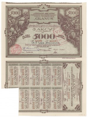 Company Akc. of Merged Domestic...GRANUM, Em.6, 5x 1,000 mkp