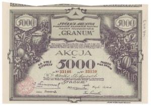 Company Akc. of Merged Domestic...GRANUM, Em.5, 5,000 mkp