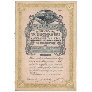J. Gorecki, W. Kucharski und Ska Fabryka Wyrobów Metalowych, Em.3, 700 mkp 1923