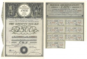 Kinematographische Industrie LUX, Em.1, 5x 500 mkp 1920