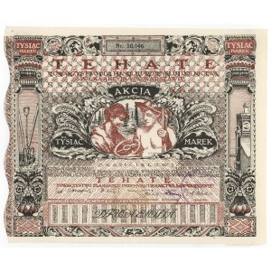 TEHATE Tow. dla Handlu, Przemysłu i Rolnictwa w Warszawie, Em.2, 1.000 mkp 1921