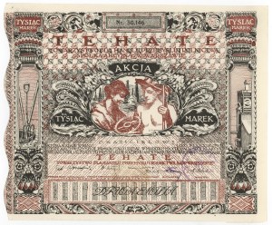 TEHATE Tow. für Handel, Industrie und Landwirtschaft in Warschau, Em.2, 1.000 mkp 1921