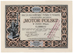 MOTOR POLSKI Tow. Akc. in Żnin, 10.000 mk 1922