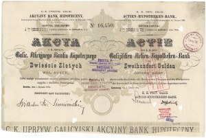 Banque hypothécaire par actions, Em.2, 200 florins 1894
