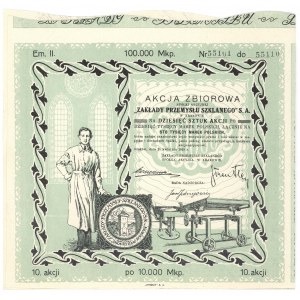 Zakłady Przemysłu Szklanego w Krakowie, Em.2, 10x 10.000 mkp 1923