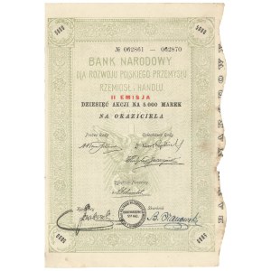 Nationalbank für die Entwicklung des polnischen Handwerks und Handels, Em.2, 10x 500 mkp