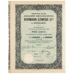 Towarzystwo Akc. Zaklady Mechanicznych BORMANN, SZWEDE i S-ka, 5x 100 zloty 1929