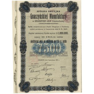 Gnaszynska Manufaktura, Em.1, 50x 150 zl 1932