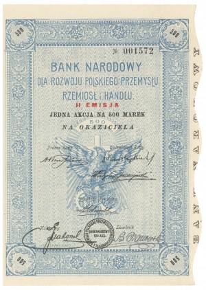 Nationalbank für die Entwicklung des polnischen Handwerks und Handels, Em.2, 500 mk