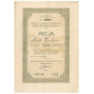 Syndicat agricole de Cracovie, Em.2, 1.000 mkp 1922