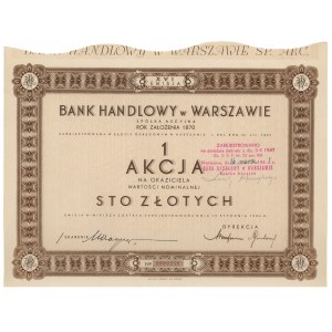 Bank Handlowy w Warszawie, Em.16, 100 Zloty 1936