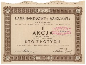 Bank Handlowy in Warsaw, Em.16, 100 zloty 1936