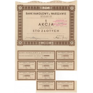 Bank Handlowy w Warszawie, Em.16, 100 Zloty 1936