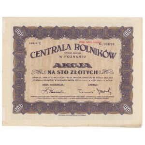 Centrala Rolników w Poznaniu, Ser.C, 100 zł