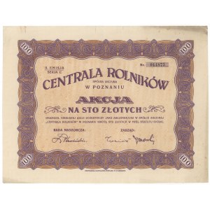 Centrala Rolników w Poznaniu, Em.2, Ser.C, 100 zł