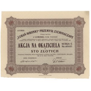 LUBAŃ-WRONKI Kartoffelindustrie in Luboń, Em.1-4, PLN 100