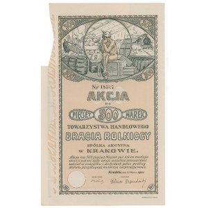 BRACIA ROLNICCY Handelsgesellschaft, 500 mkp 1921