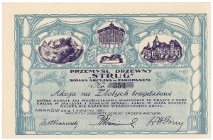 STRUG Wood Industry in Zakopane, 30 zl 1925