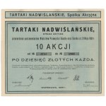 NADWIŚLAŃ TARTAKI, 10x 10 zl 1926