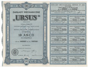 URSUS Mechanische Werke, Em.1, 10x 15 PLN