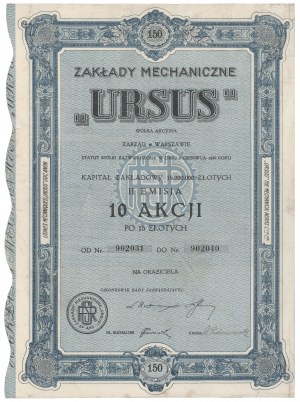 URSUS Mechanische Werke, Em.2, 10x 15 PLN