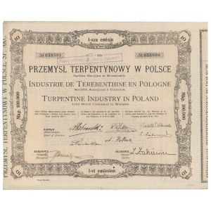 Przemysł Terpentynowy w Polsce, Em.1, 10.000 mkp 1923