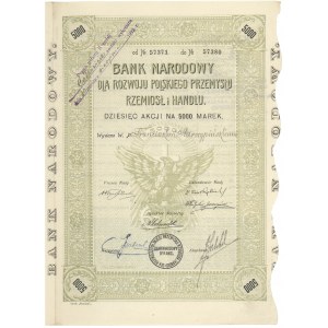Bank Narodowy dla Rozwoju Polskiego Przemysłu Rzemiosł i Handlu, Em.1, 10x 500 mk