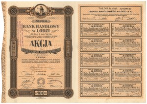 Commercial Bank of Lodz, Em.5, 100 zloty 1929