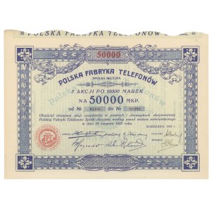 Usine téléphonique polonaise, 5x 10 000 mkp 1923