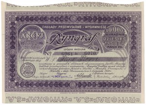 Zakłady Przemysłowe i Wydawnicze RYNGRAF, 10x 1,000 mk